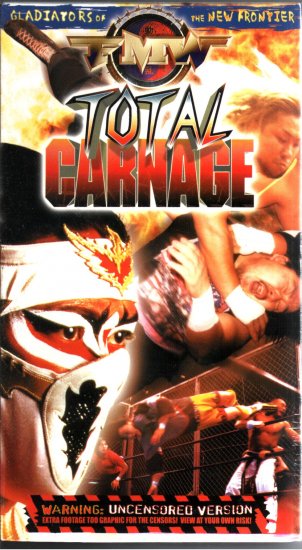 FMW Total Carnage Video SEALED Hardcore Japan WWE WWF WCW ECW TNA