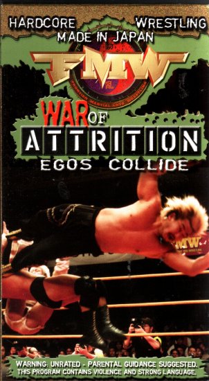 FMW War Attrition Video SEALED Hardcore Japan WWE WWF WCW ECW TNA