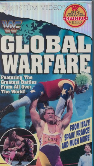 WWF Global Warfare Coliseum Video SEALED WWE Hart HBK WWF WCW ECW TNA