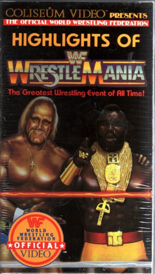 WWF High of WrestleMania 1 SEALED Coliseum Video WWE WWF WCW ECW TNA