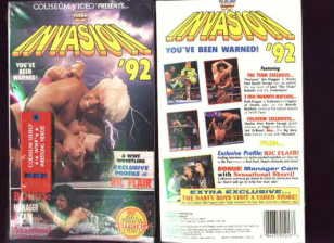 WWF Invasion 1992 SEALED Coliseum Video In Box WWE WWF WCW ECW TNA