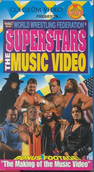 WWF Superstars The Music Video SEALED Coliseum WWE Hart WWF WCW ECW TNA