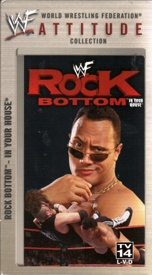 WWE Rock Bottom 1998 Video SEALED WWF Buried Alive Undertaker Austin WWF WCW ECW TNA WWE