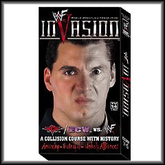 WWF Invasion 2001 Video SEALED Alliance vs WWE Rock Y2J WWF WCW ECW TNA WWE