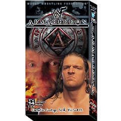 WWF WWE Armageddon 1999 VHS Video SEALED Triple H Vince McMahon WWF WCW ECW TNA WWE