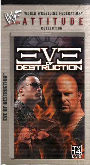 WWF Eve of Destruction Video SEALED WWE Mankind Hell In A Cell WWF WCW ECW TNA WWE