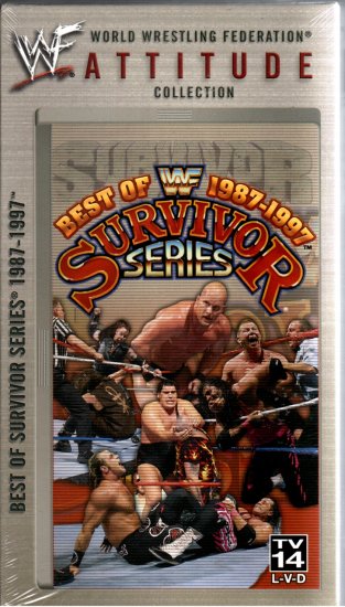 WWF Best Survivor Series 1987 1997 Video SEALED WWE Shawn Michaels Bret Hart WWF WCW ECW TNA WWE