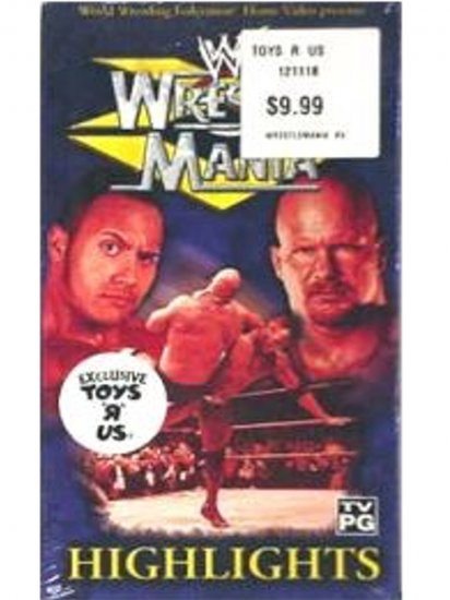 WWF Highlights WrestleMania 15 Video SEALED Rock Austin WWF WCW ECW TNA WWE