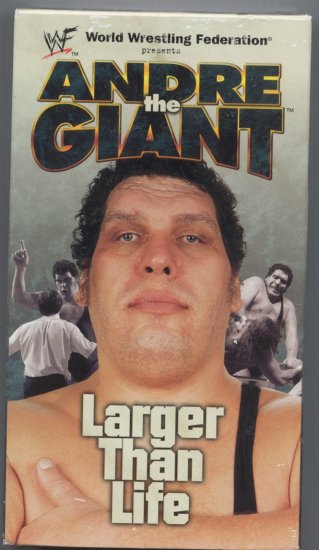 WWF WWE Andre The Giant Larger Than Life SEALED Video WWF WCW ECW TNA WWE