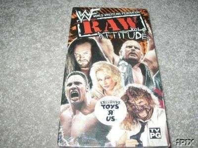 WWF WWE Raw Attitude Vol. 2 Video SEALED In Box Steve Austin WWF WCW ECW TNA WWE