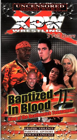 XPW Baptized In Blood 2 Video SEALED In Box WWF WWE WWF WCW ECW TNA WWE