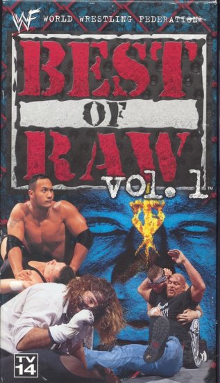 WWF Best of Raw Vol. 1 1997-1998 Video In Box WWE DX Stone Cold Rock WWF WCW ECW TNA WWE