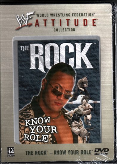 WWF The Rock Know Your Role DVD SEALED WWE Attitude Collection WWF WCW ECW TNA WWE