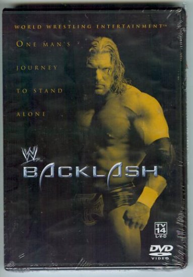 WWE WWF Backlash 2002 DVD SEALED Triple H vs Hulk Hogan WWF WCW ECW TNA WWE