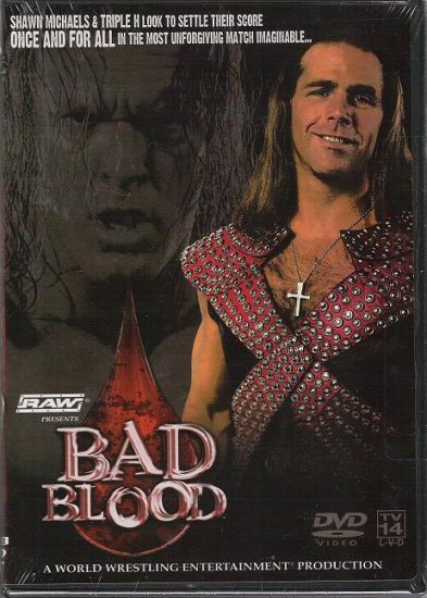 WWE WWF Bad Blood 2004 DVD SEALED Hell Cell Triple H Shawn Michaels WWF WCW ECW TNA WWE