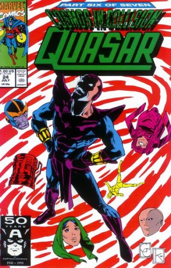 Marvel Comics QUASAR 18 19 20 21 22 23 24 25 "Cosmos In Collision" Gruenwald Capullo SPAWN artist