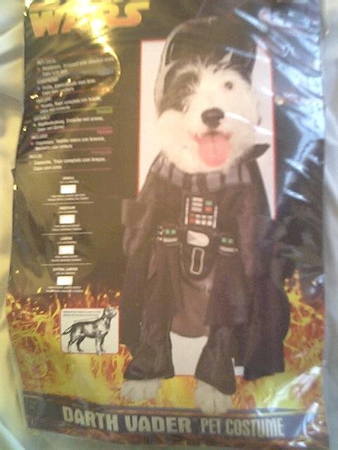 DARTH VADER vadar FREE shipping MEDIUM med m pet DOG star wars COSTUME