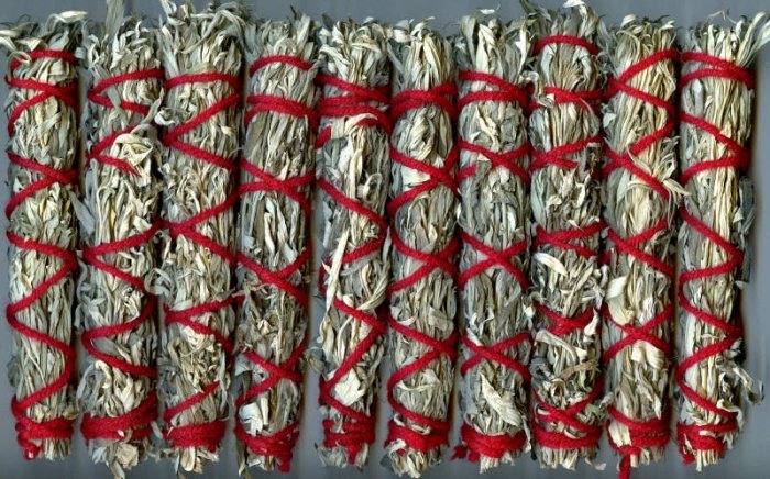 10 Medium Size Premium Grade Dakota White Sage Smudge Bundles Wholesale Lot ~ FREE SHIPPING ~