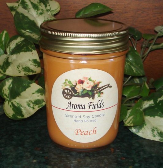 Peach - Highly Scented Soy Candle