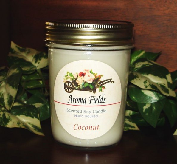 Coconut - Highly Scented Soy Candle
