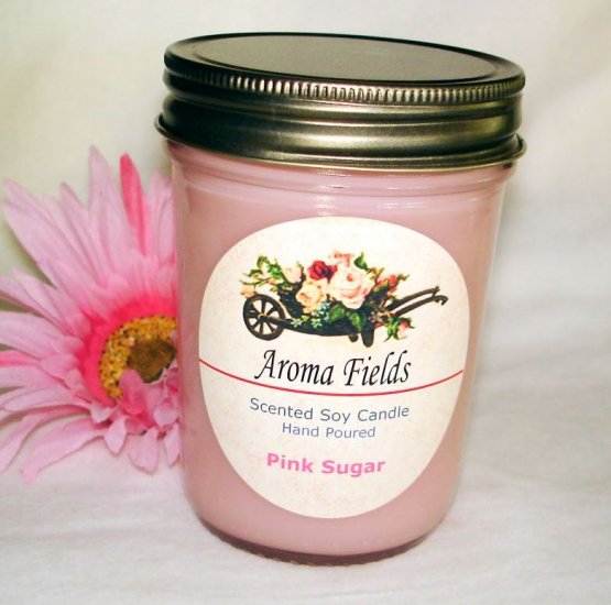 Pink Sugar - Highly Scented Soy Candle