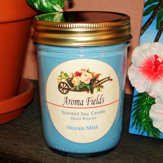 Ocean Mist - Highly Scented Soy Candle