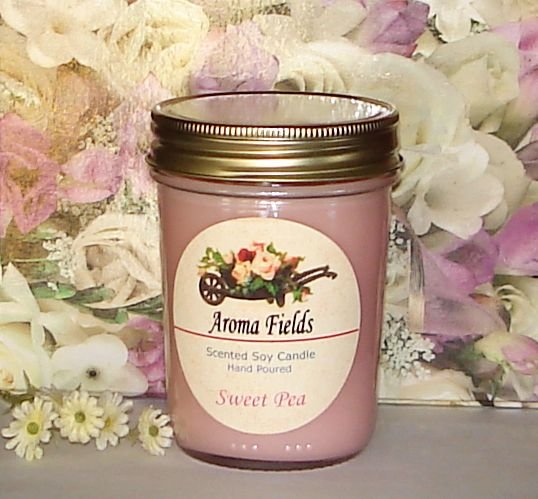 Sweet Pea - Highly Scented Soy Candle