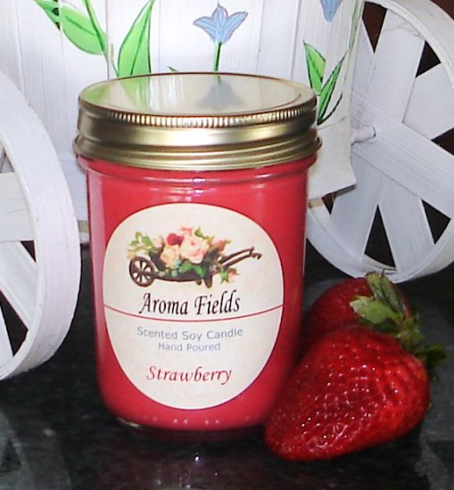 Strawberry - Highly Scented Soy Candle