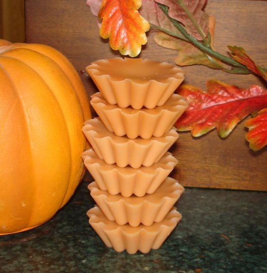 Pumpkin Pie - 4 Highly Scented Soy Wax Tarts