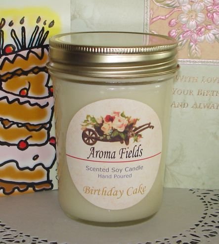 Birthday Cake - Highly Scented Soy Candle