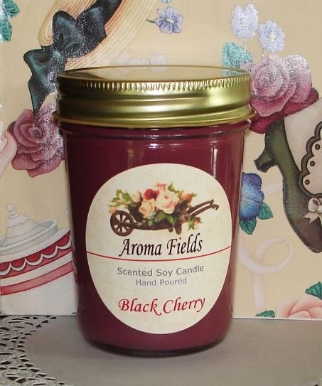 Black Cherry - Highly Scented Soy Candle