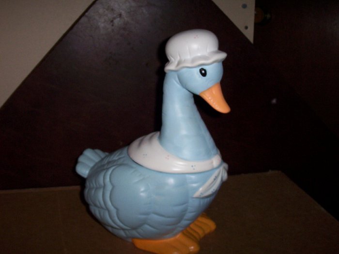 Blue Granny Goose Cookie Jar