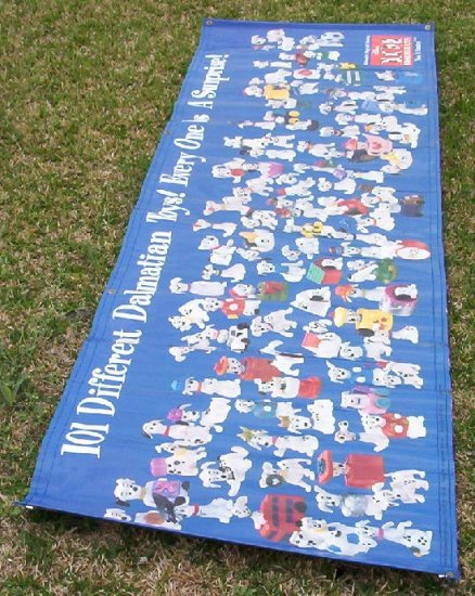 101 Dalmations Happy Meal Toy Banner