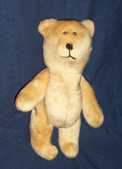 Cream Teddy Bear with Button Joints