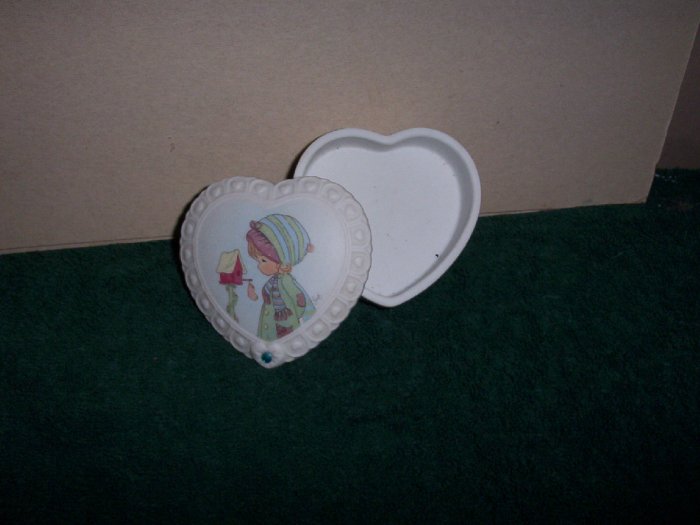 Precious Moments December Ring Box with Birth Stone