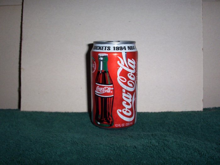 Never Opened 1994 Houston Rocket Coke Can