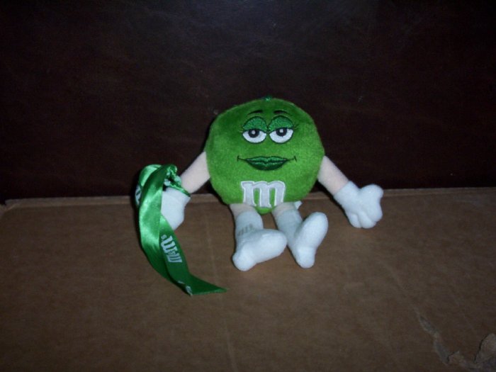 Green M and M Plush