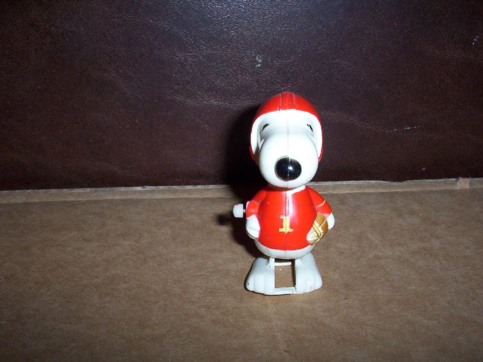 Vintage Walking Snoopy Football Player
