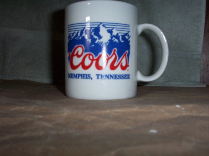 Coors Coffee Mug from Memphis Tenneesee