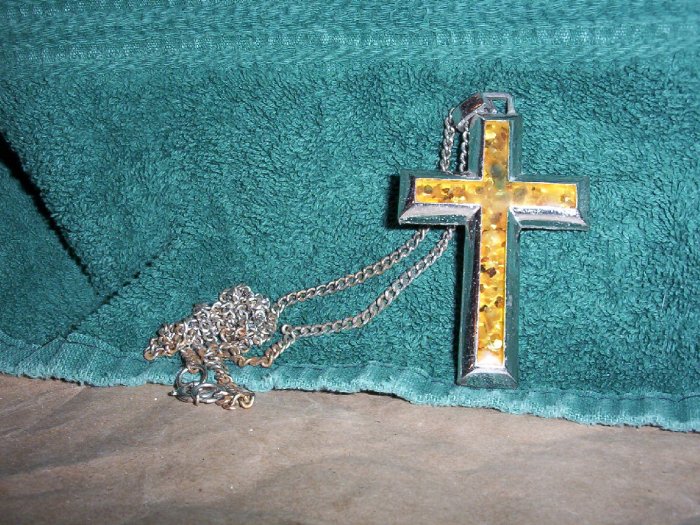 Mans Heavy Cross Pendant with Chain