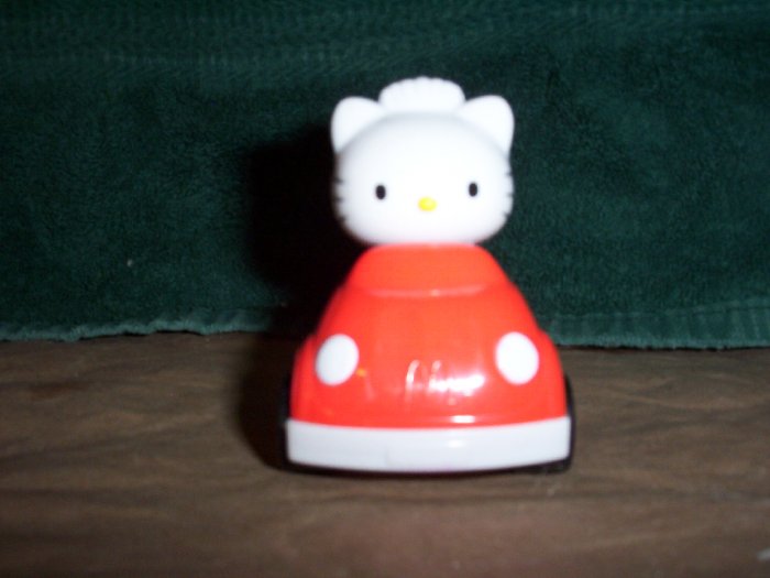 Hello Kitty in McDonalds Car