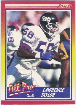 Lawrence Taylor All Pro Card 1990 Score