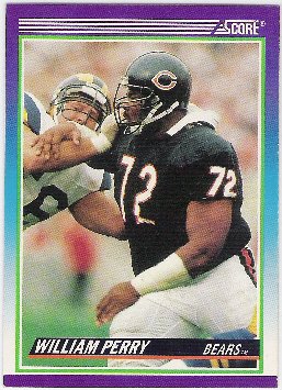 William Perry The Fridge 1990 Mint Score Card