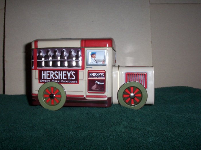 Hersheys Sweet Milk Chocolate Train Tin