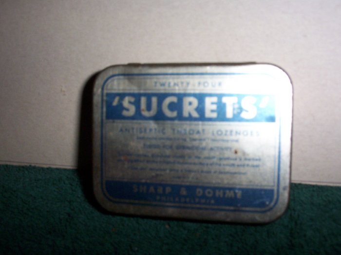 Vintage Sucrets Tin