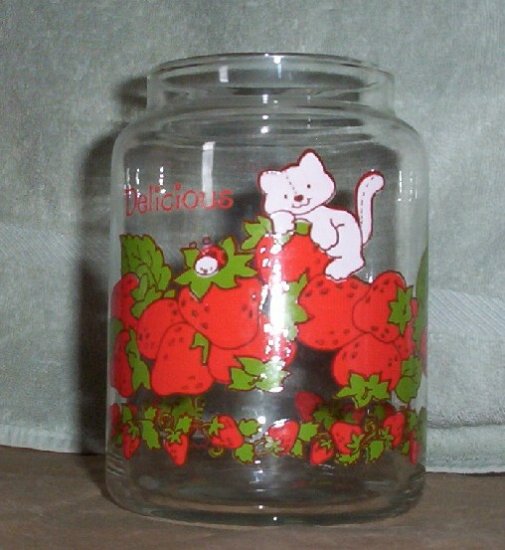 Strawberry Shortcake Glass Cannister