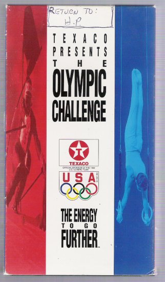 Texaco Presents the Olympic Challenge VHS Tape