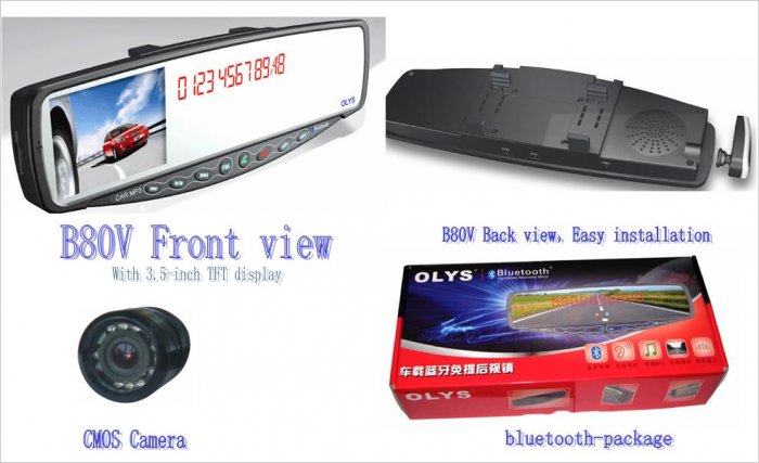 OLYS B80-V car Bluetooth hands-free Products