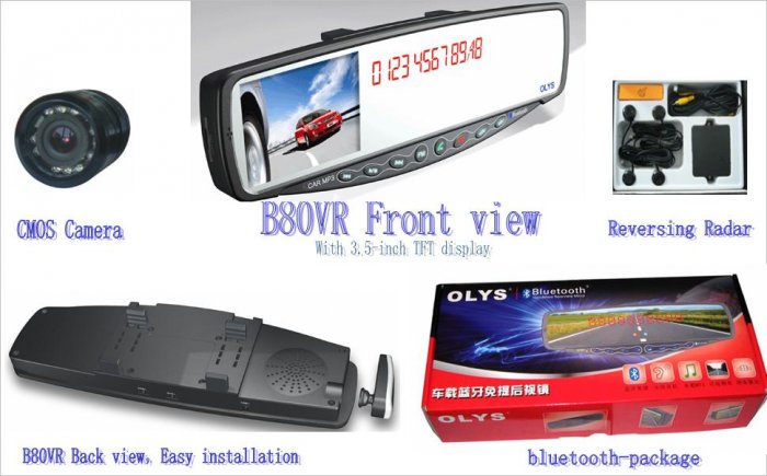 OLYS B80-VR car Bluetooth hands-free Products