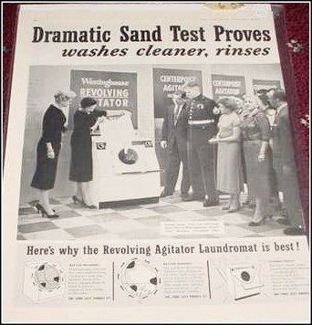 1957 Westinghouse Laundromat ad